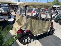 Club Car Precedent Onward Tempo Over the Top Enclosure 2 Pas Black Golf Cart