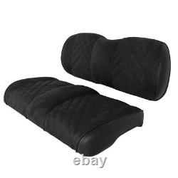 Club Car Precedent Premium RedDot Black Suede Front Seat Assemblies