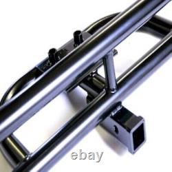 Club Car Precedent Rear Bumper 1-1/4 Receive Textured Black Powder Coat