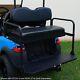 Club Car Precedent & Tempo Golf Cart Rhox 300 Fold Down Back Seat Kit Black Seat