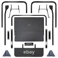 Club Car Precedent & Tempo Golf Cart RHOX 300 Fold Down Back Seat Kit Black Seat