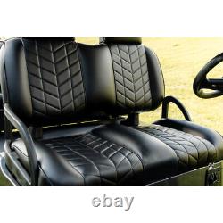 Club Car Precedent Tempo MadJax Aviator Seat Cushions Black