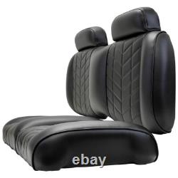 Club Car Precedent Tempo MadJax Aviator Seat Cushions Black