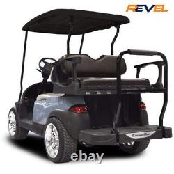 Club Car Precedent Tempo Onward Golf Cart Black Rear Flip Seat