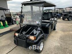 Club Car Precedent limo gas Kawasaki custom black 6 passenger golf cart -SSCARTS