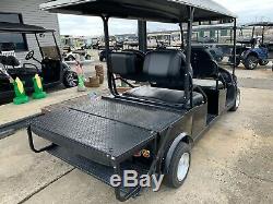 Club Car Precedent limo gas Kawasaki custom black 6 passenger golf cart -SSCARTS