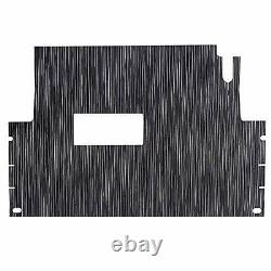 Club Car Tempo Golf Cart Premium Chilewich Floor Mat Black Ribweave