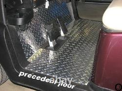 Club car PRECEDENT golf cart Black Powder Coated Aluminum Diamond Plate FLOOR