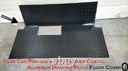 Club car PRECEDENT golf cart Black Powder Coated Aluminum Diamond Plate FLOOR