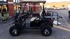 Custom Lifted Club Car Precedent Golf Cart With New Black Body A Arm Lift Turn Signals More