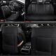 Deluxe 5seats Pu Leather Full Car Seat Cover Kit Cushion Pad Diamond Pattern New
