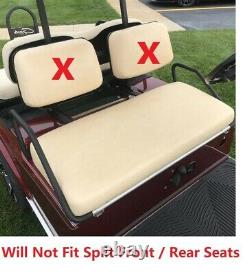 Diamond Stitching Front Seat Cover Red Black For Club Car DS 2000.5-Up Golf Cart