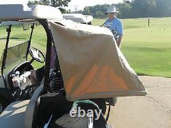 Doorworks Club Car Prec Black Golf Cart Sunbrella Cabana Golf Bag Cover Reduced