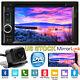 Double 2 Din Fm Bluetooth Radio Audio Stereo Car Video Player + Hd Camera Hot