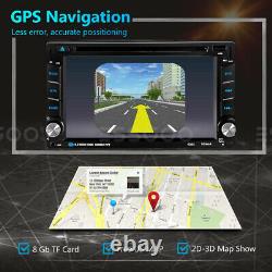 Double DIN 6.2 Car CD DVD MP5 Player Stereo GPS Navigation Touchscreen + Camera