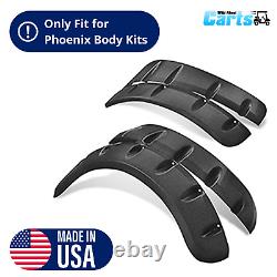 DoubleTake Black Fender Flare Set for Phoenix Body of Club Car Precedent 2004-Up