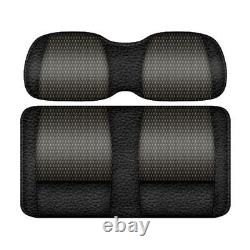 DoubleTake Black/Graphite Veranda Front Cushion Set for Club Car DS 2000+