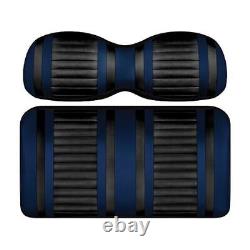 DoubleTake Black/Navy Extreme Front Cushion Set for Club Car Precedent 2004+