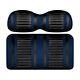 Doubletake Black/navy Extreme Front Cushion Set For Club Car Precedent 2004+
