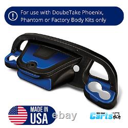 DoubleTake Black Sentry Golf Cart Dash with Blue Inserts for Club Car Precedent