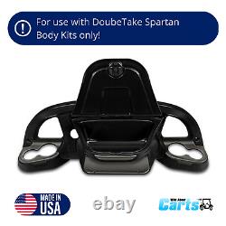 DoubleTake Black Sentry Golf Cart Dash with Graphite Inserts for Club Car DS 2000+