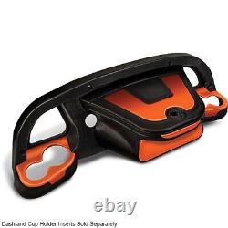 DoubleTake Black Sentry Golf Cart Dash with Orange Inserts for Club Car DS 2000+