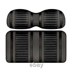 DoubleTake Extreme Black/Graph. Front Cushion Set for Club Car Precedent 2004-Up