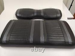 DoubleTake Seat Cushion Set for Club Car DS 2000+ in Black / Graphite OPEN BOX