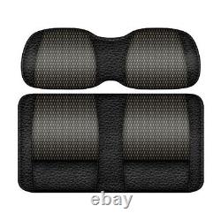 DoubleTake Veranda Black/Graph. Front Cushion Set for Club Car Precedent 2004-Up