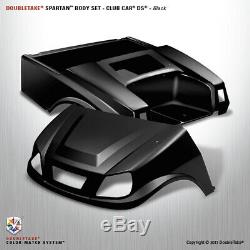 Doubletake Club Car DS Spartan Golf Cart Black Body Cowl Set Includes Light kt
