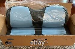 Doubletake Sky Blue/Black Veranda Golf Cart Rear Cushion Set for Club Car