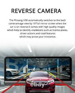 Dual Lens Dash Cam 1080P Car DVR Video Recorder Camera GPS Navi WIFI BT G-Sensor