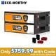 Eco-worthy 48v 100ah Lifepo4 Lithium Battery (2 Pack 50ah) Club Car Golf Cart