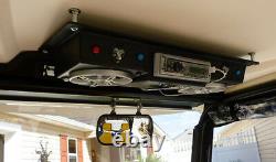 Empty Overhead Roof Mount Radio Console Waterproof Fits Golf Carts Utvs Tractors