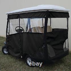 Enclosure For Club Car Tempo and Precedent with rear seat Black Color ENC-029-B