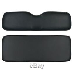 Ezgo Yamaha Club Car Golf Cart Black Rear Seat Replacement Cushions