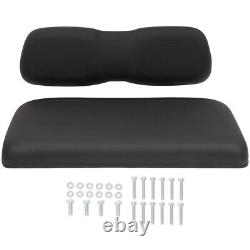 Fit For Club Car DS Front Black Golf Cart Cushion Set