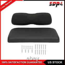 Fits Club Car DS Black Golf Cart Front Seat & Back Cushion Set