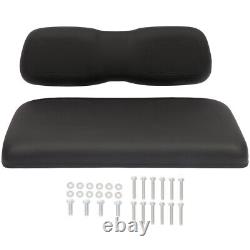 Fits Club Car DS Black Golf Cart Front Seat & Back Cushion Set Upgrade New-Style