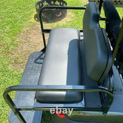 Flip Flop Rear Seat Kit Folding For 2004-18 Club Car Precedent Golf Cart