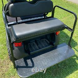 Flip Folding Rear Back Seat Kit For Club Car Precedent Golf Cart 2004-up