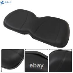 For 2004-21 Club Car Precedent Premium Vinyl Black Front Seat Cushions Golf Cart