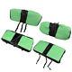 For Club Car Ds 2000.5-up Golf Cart Seat Covers Front And Rear- Green/black/blue
