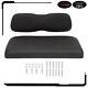 For Club Car Ds Black Golf Cart Front Cushion Set