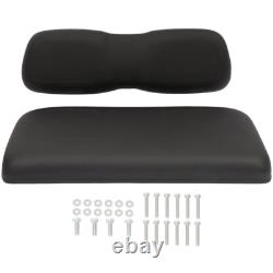 For Club Car DS Black Golf Cart Front Cushion Set with Cover Free New