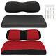 For Club Car Ds Black Golf Cart Front Cushion Set With Cover Free -wholesale