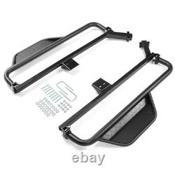 For Club Car Onward Golf Carts Drop Down Side Step Nerf Bars Running Boards