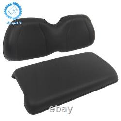 For Club Car Precedent Black Front Seat Bottom+Backrest Assemblies 2004-2011