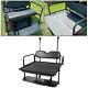 For Club Car Precedent Golf Cart Flip Folding Rear Back Seat Kit Withroof Support