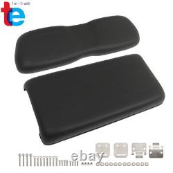 Front Seat Bottom+Back Cushion For Club Car DS 2000.5-Up Golf Carts Black